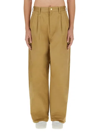 Junya Watanabe Carhartt Wip Cotton Twill Pants In Beige