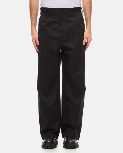 Junya Watanabe X Carhartt Wip Logo Tag Trousers In Black