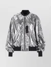 Junya Watanabe Casual Jacket With Elasticated Hem And Metallic Finish