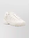 Junya Watanabe Technical Fabric Sneakers With Cage-like Overlay Design In White