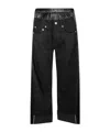 Junya Watanabe Tailored Trousers With Contrast Side Panels In Black