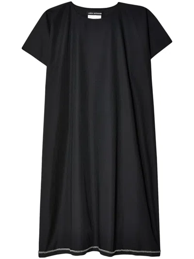 Junya Watanabe Chain-trim T-shirt Minidress In Black