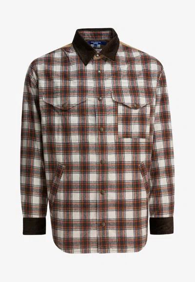 JUNYA WATANABE CHECK OVERSHIRT JACKET