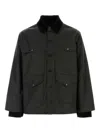 Junya Watanabe Black Canvas Jacket In Black