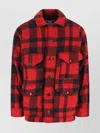 Junya Watanabe Checked Press-stud Shirt Jacket In Multi