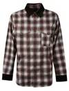 Junya Watanabe Check Overshirt Jacket Jackets And Coats Brown In Multi