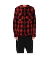 Junya Watanabe Long Sleeve Shirt Jacket With Flap Pockets In Multi