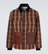 Junya Watanabe Lightweight Check Jacket Jackets And Coats Brown In Brown