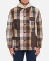 Junya Watanabe Long-sleeved Checked Shirt In Multicolour