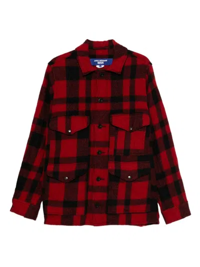 JUNYA WATANABE Junya Watanabe Checked Wool Overshirt