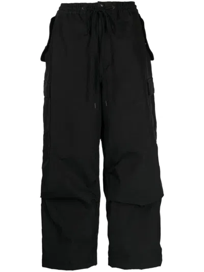 Junya Watanabe Straight-leg Cargo Trousers In Black