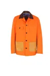 Junya Watanabe Button-down Long-sleeved Casual Jacket In Orange