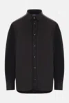 Junya Watanabe Man Long Sleeved Buttoned Shirt In Black
