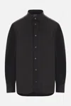 Junya Watanabe Man Long Sleeved Buttoned Shirt In Black