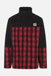 Junya Watanabe Checkered Cotton Jacket In Black