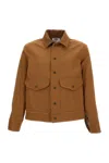 Junya Watanabe X Filson Check-pattern Flap-pocket Jacket In Orange