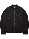 Junya Watanabe Collarless Zip-up Bomber Jacket In Black