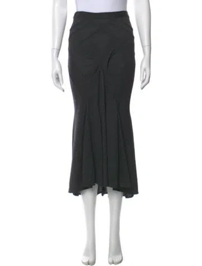 Pre-owned Junya Watanabe Comme De Garcons X Marimekko Midi Length Skirt In Gray