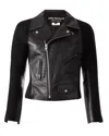 Junya Watanabe Comme Des Garçon Synthetic Leather Jacket In Black Cupro In Black