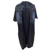Junya Watanabe Comme Des Garçons  Denim Vest Dress In Black Wool In Black