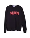 Junya Watanabe Comme Des Garçons Long Sleeved T-shirt In Navy Blue Cotton In Blue