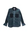 Junya Watanabe Comme Des Garcons Man Button Front Shirt In Multicolor Cotton In Multi