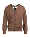Junya Watanabe Comme Des Garçons Man Cardigan Brown Size S Wool