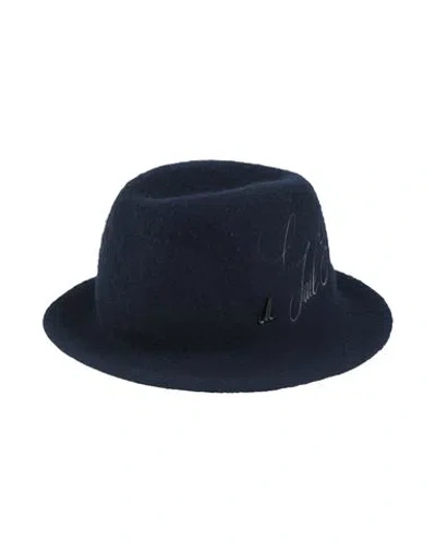 Junya Watanabe Comme Des Garçons Man Hat Midnight Blue Size S Wool In Blue