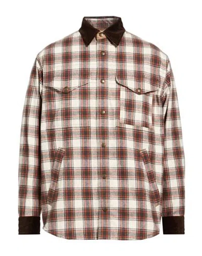 Junya Watanabe Comme Des Garçons Man Jacket Brown Size M Cotton, Polyurethane