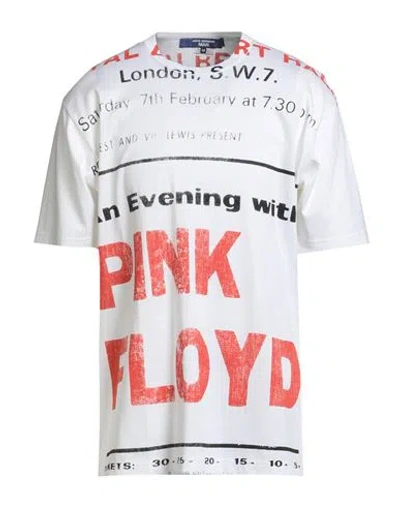 JUNYA WATANABE JUNYA WATANABE COMME DES GARÇONS MAN T-SHIRT IVORY SIZE L COTTON