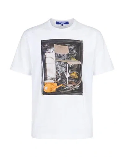 Junya Watanabe Comme Des Garçons Man T-shirt White Size M Cotton In Multi
