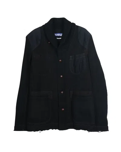 Junya Watanabe Comme Des Garcons Man Work Wear Jacket In Black Wool