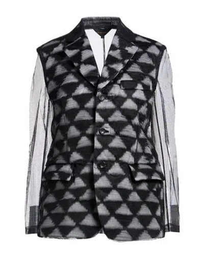 Junya Watanabe Comme Des Garçons Woman Blazer Black Size S Nylon