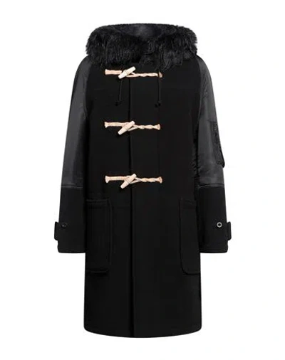 Junya Watanabe Comme Des Garçons Woman Coat Black Size S Wool, Nylon