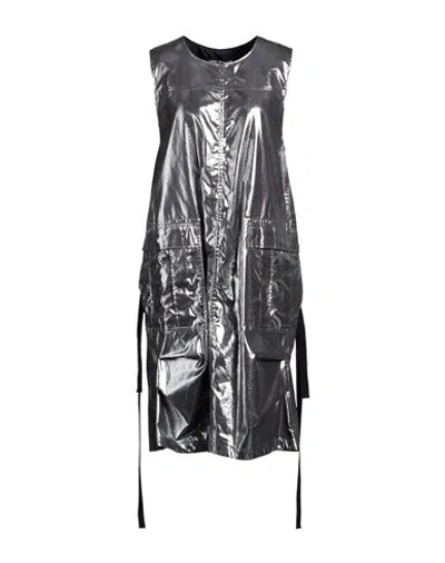 Junya Watanabe Comme Des Garçons Woman Midi Dress Charcoal Size L Cotton In Gray