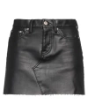Junya Watanabe Mini Skirt Eco Leather In Black
