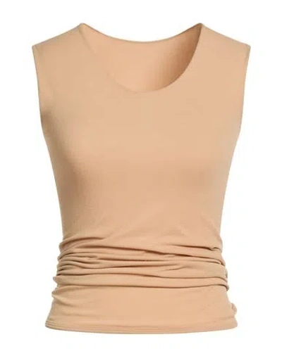 Junya Watanabe Comme Des Garçons Woman Top Sand Size M Nylon In Brown