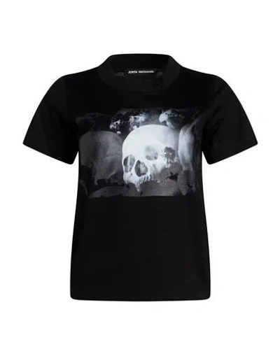 Junya Watanabe Comme Des Garçons Woman T-shirt Black Size S Cotton In Multi