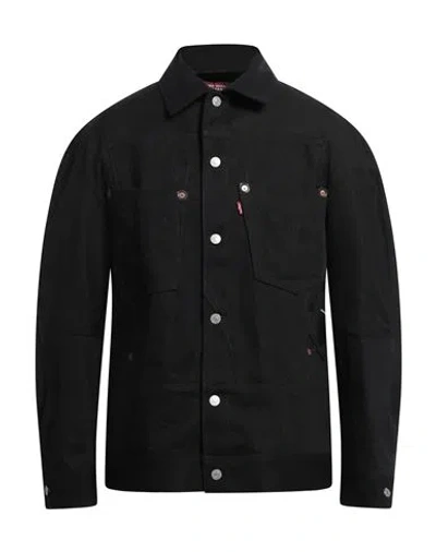 Junya Watanabe Comme Des Garçons X Levi's Man Denim Outerwear Black Size M Cotton