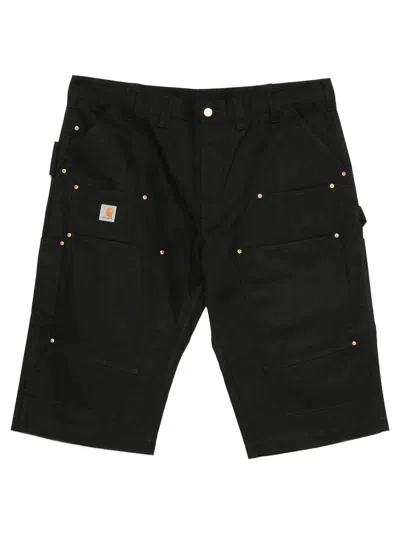 Junya Watanabe Comme Dg Black Shorts In Junya Watanabe Comme Des Garçons Canvas
