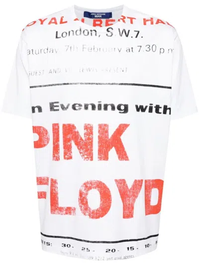 Junya Watanabe Comme Dg White Pink Floyd T-shirt