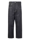 Junya Watanabe Contrast-stitching Jeans In Black