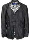 Junya Watanabe Contrasting-trim Buttoned Blazer