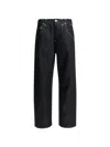 Junya Watanabe Navy Blue Solid Jeans In Blue