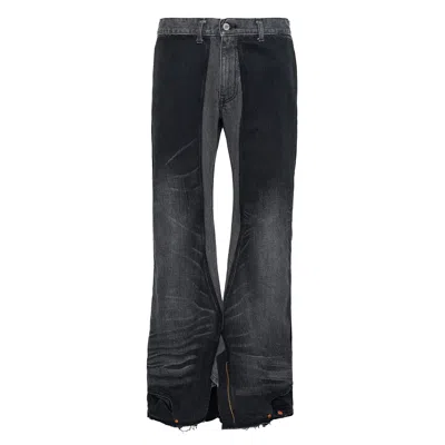 Junya Watanabe Cotton Denim Customized Levis Jeans In Black