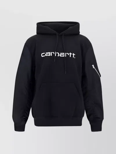 Junya Watanabe Carhartt Customized Parka Hoodie In Blk X Blk