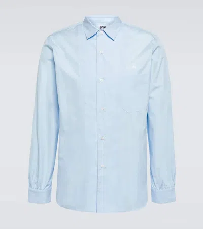 Junya Watanabe Cotton Poplin Shirt In Sax