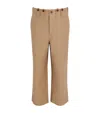 Junya Watanabe Cotton Wide-leg Trousers In Brown