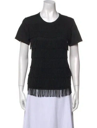 Pre-owned Junya Watanabe Crew Neck Short Sleeve T-shirt In Black