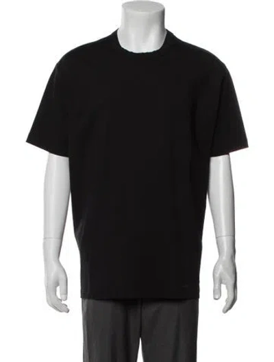Pre-owned Junya Watanabe Crew Neck Short Sleeve T-shirt In Black